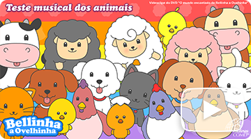 Capa do videoclipe Teste musical dos animais